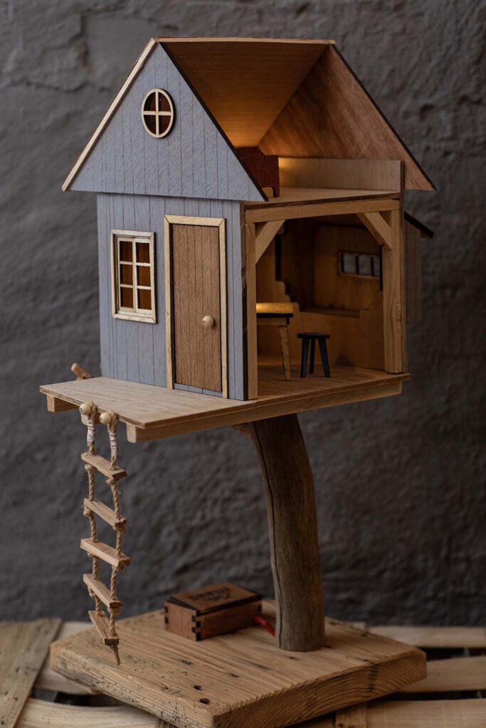 Lütten Eiland Rügen Puppenhaus Objekt, Meile, design, Upcycling, Spielzeug, Kunst, Bau, Treibholz, Spielzeug,